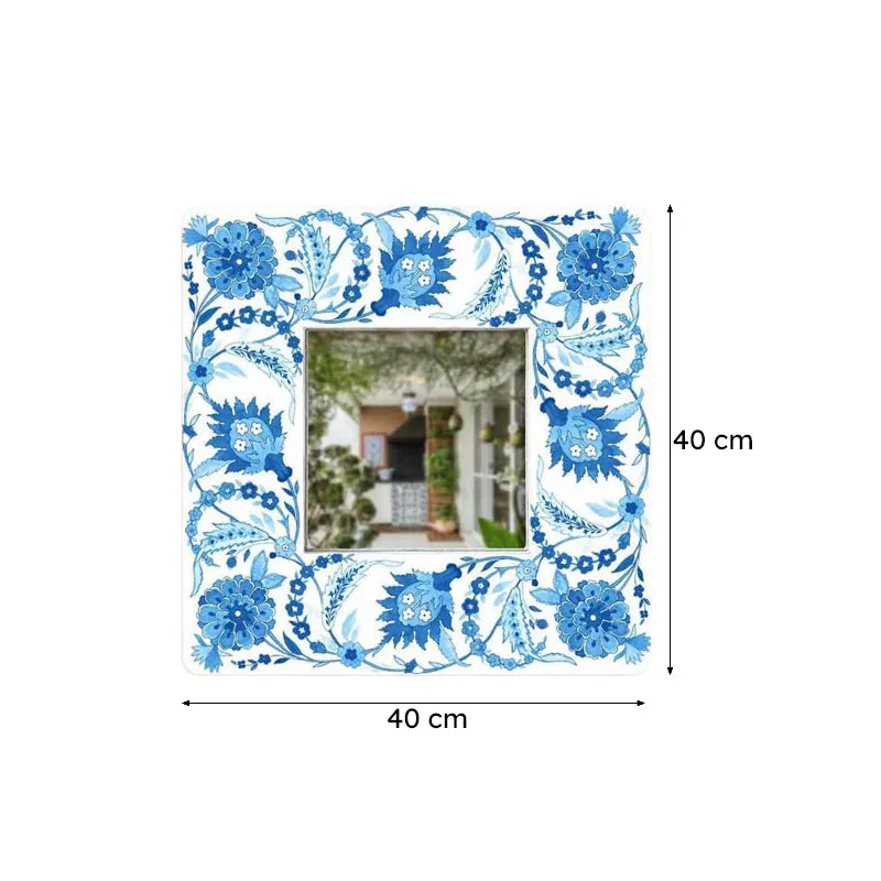 Ethnic Veli Designer Handpainted Mirror media 9