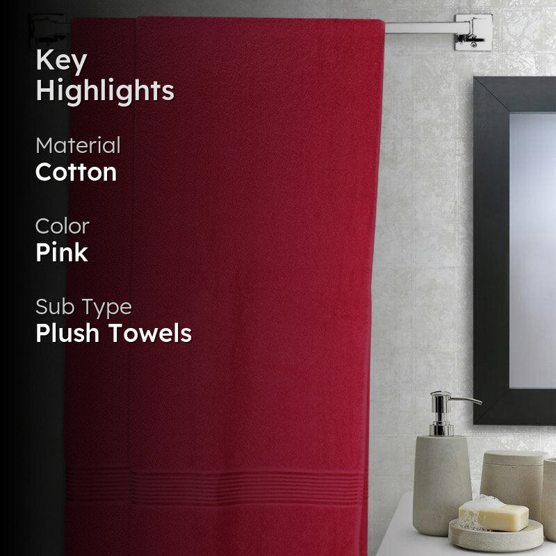 Bodil Bath Towel (Pink) - Set Of Two media 2