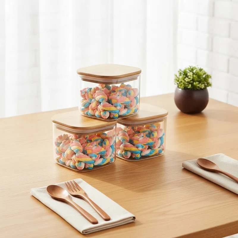 Sealz Glass Jar (300 mL Each) - Set Of Three - 3