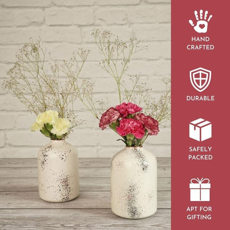 Hela Bottle Vase (White) - Set Of Two media 5