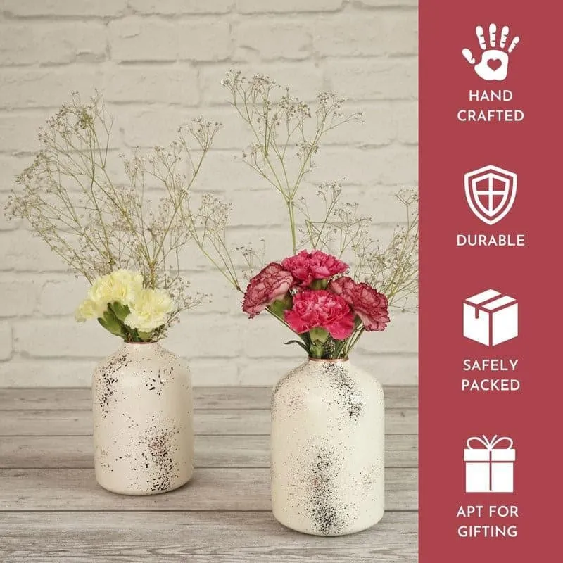 Hela Bottle Vase (White) - Set Of Two media 5