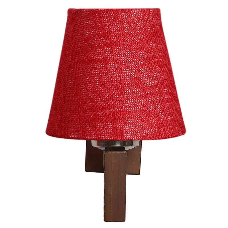 Royal Conical Wooden Wall Lamp media 7