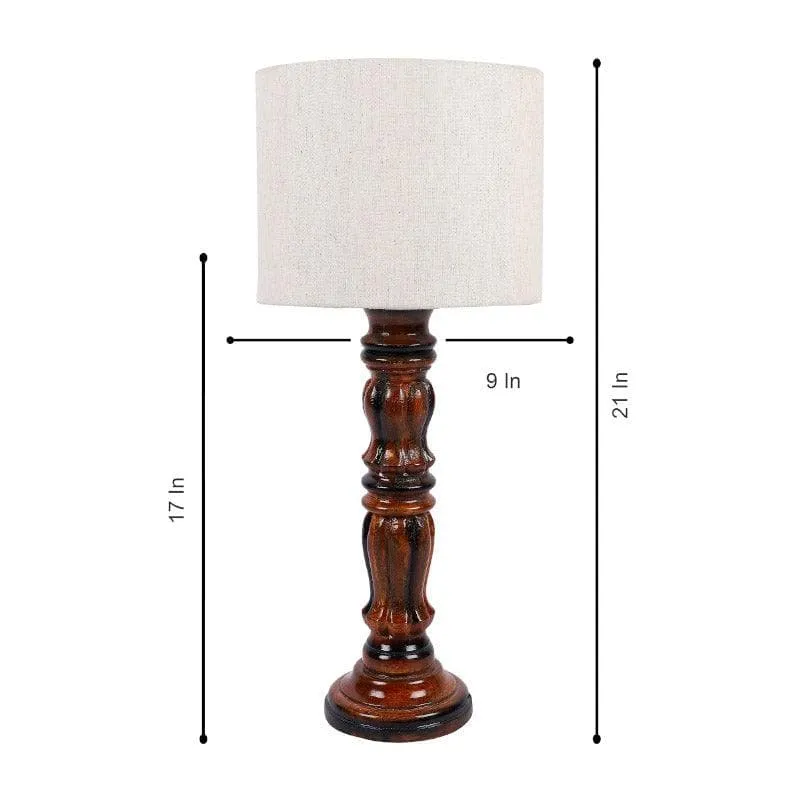 Urbane Gilmore Fabric Table Lamp - White media 6