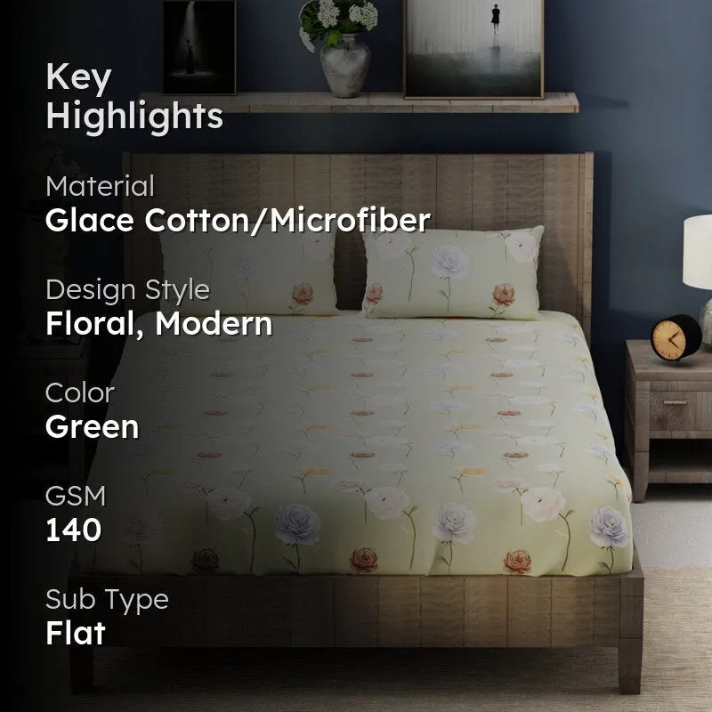 Rosalia Microfiber Bedsheet - 140 GSM media 2