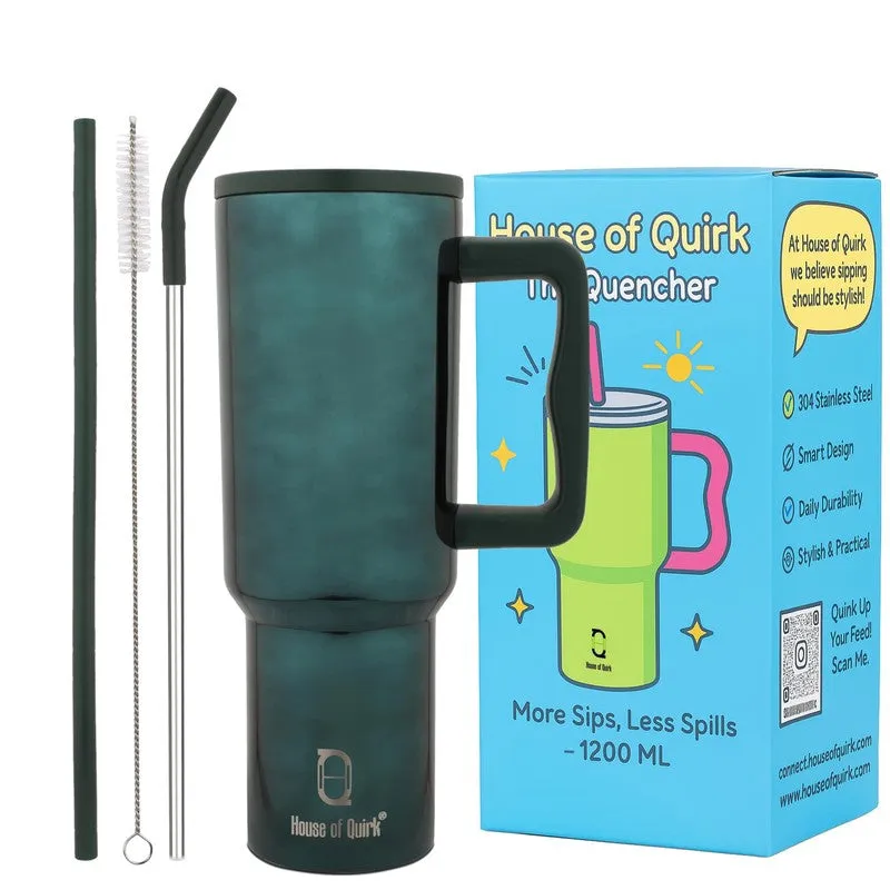 Jade Matte Stainless Steel Tumbler - 1200 ML media 7