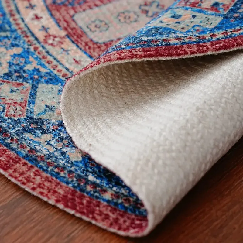 Oriental Tradition Round Recycled PET Rug media 8