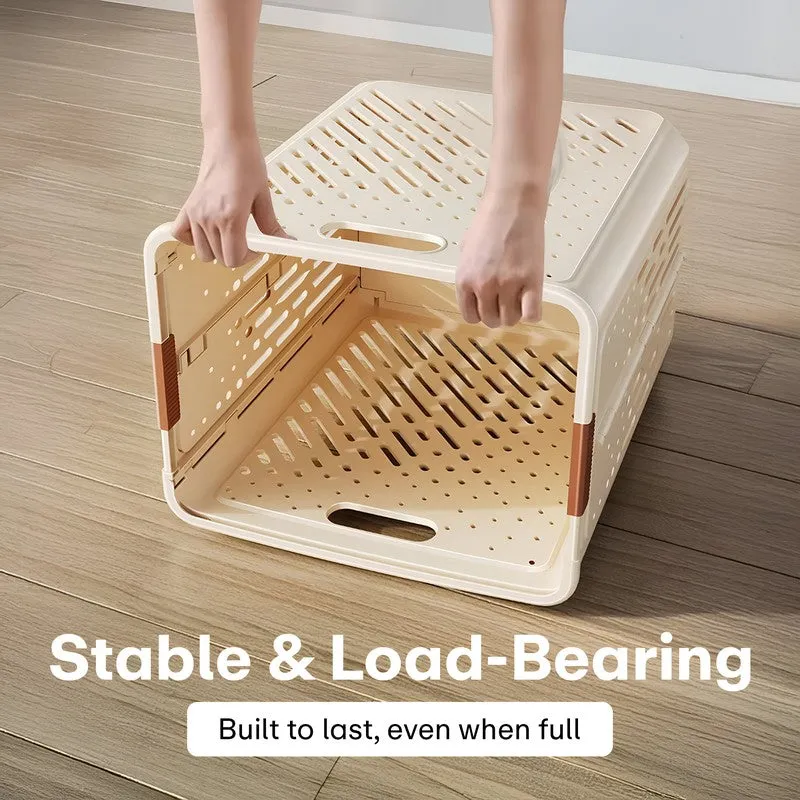 Rioware LinenMove Rolling Laundry Basket - Beige media 8