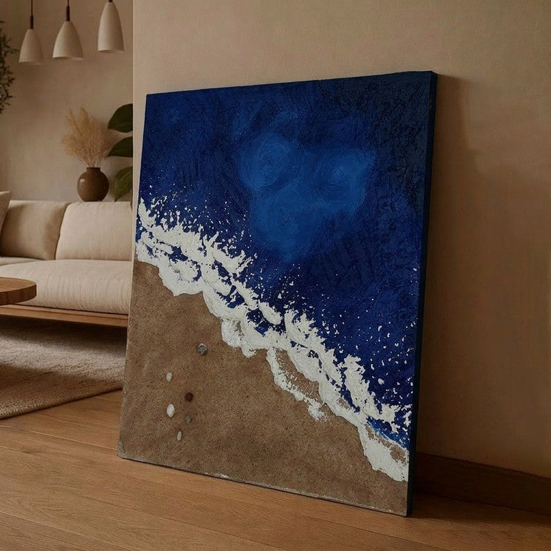 Textured Bloom Handmade Canvas Wall Painting media 14