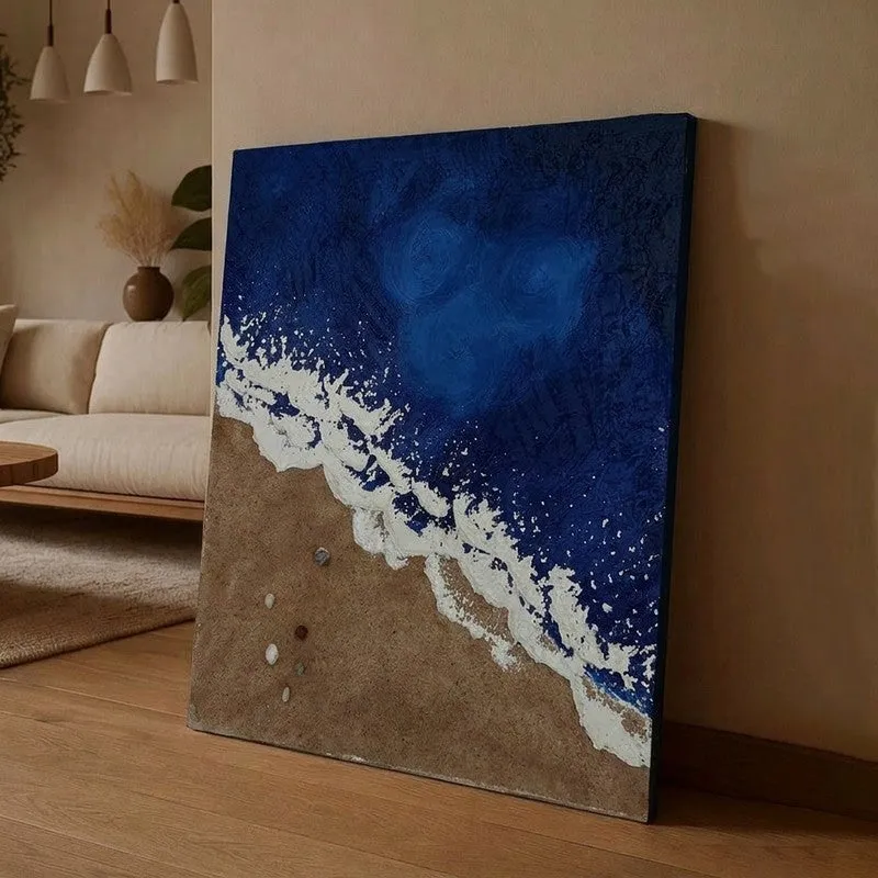 Textured Bloom Handmade Canvas Wall Painting media 14