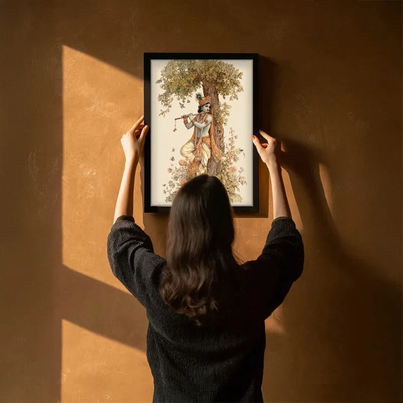 Sri Krishna Murlidhar Divine Archival Paper Wall Art media 6