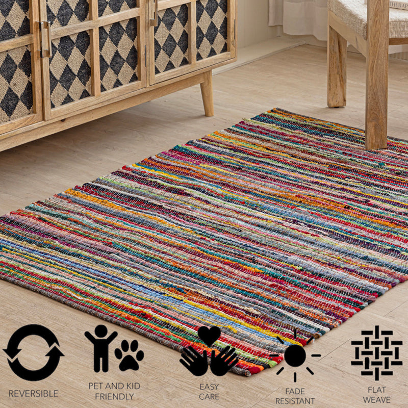 Elyra Handwoven Cotton Rug media 7