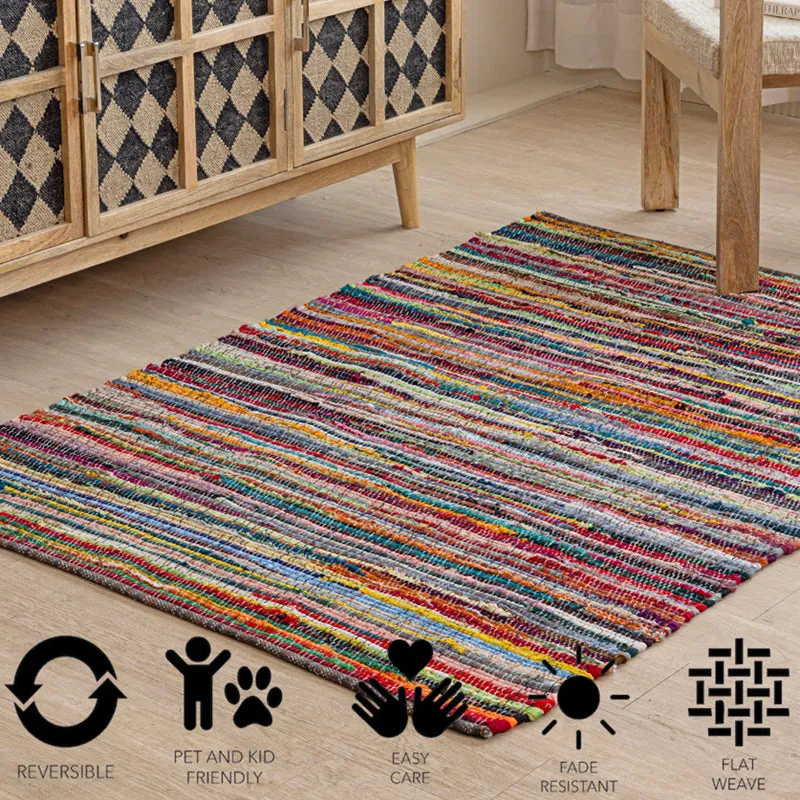 Elyra Handwoven Cotton Rug media 7