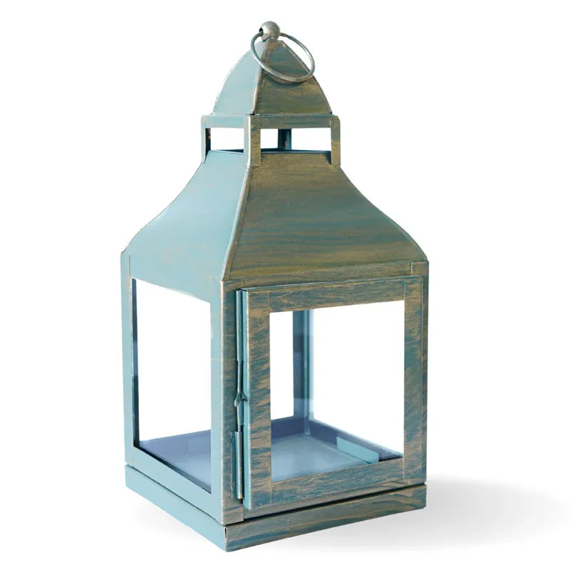 Vilara Lantern Tealight Candle Holder - Green media 6