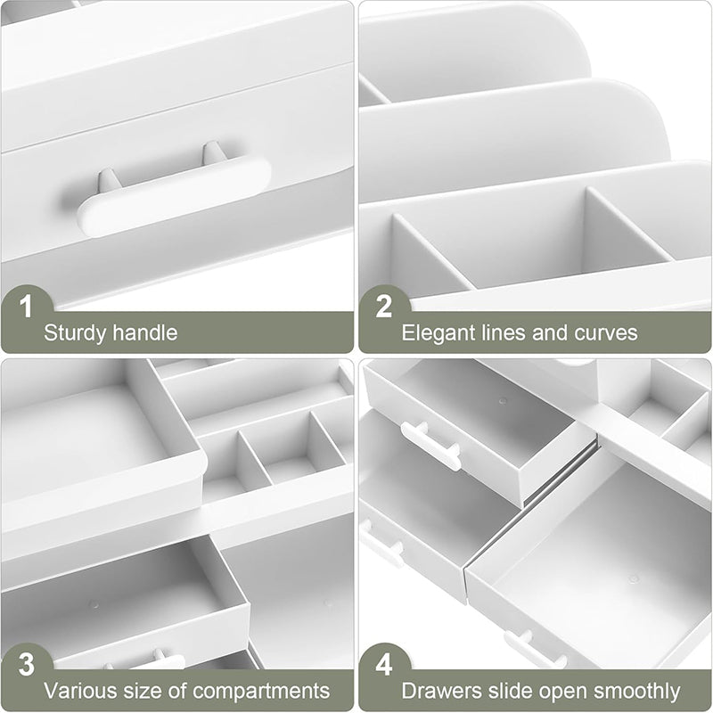 The Stash Bash Plastic Jewel Box - White media 4