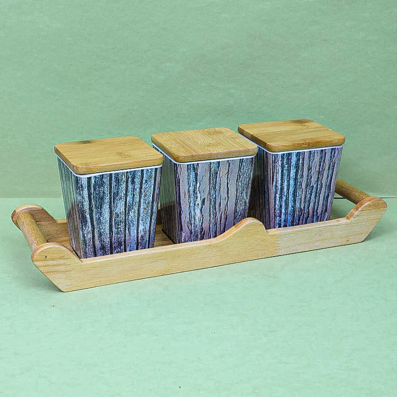 Navina Condiment Container With Tray (750 mL Each) - Four Piece Set media 5