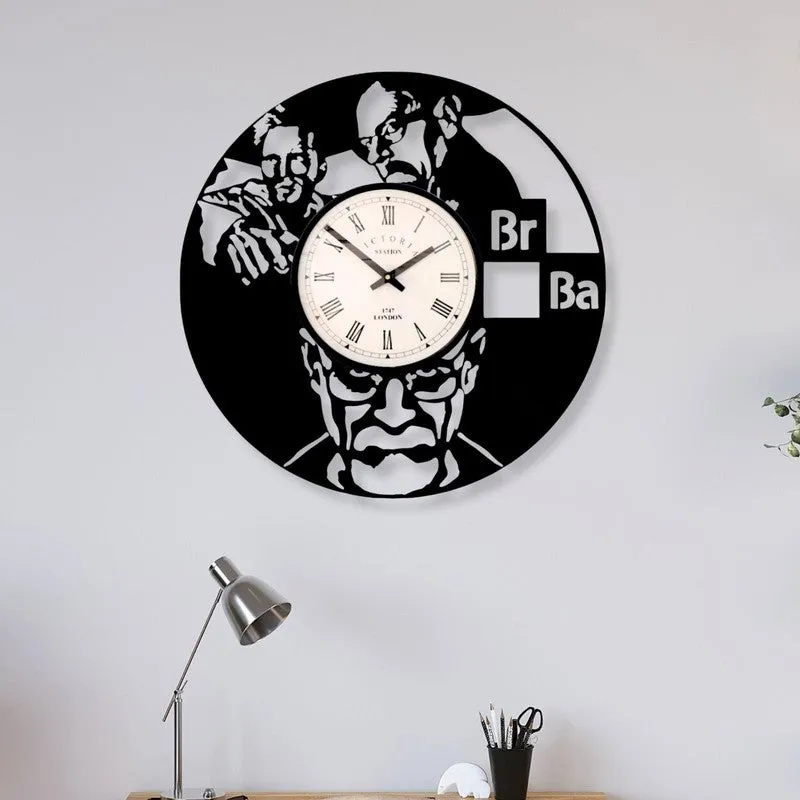 Quirk Steel Analog Wall Clock - Black media 1