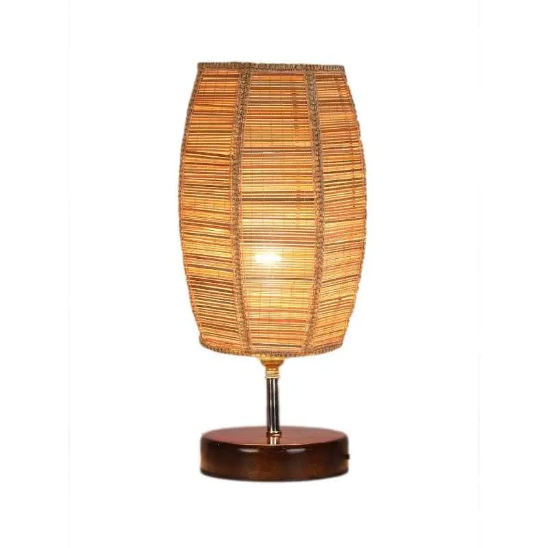 Mogo Bamboo Table Lamp - Beige,Brown media 4