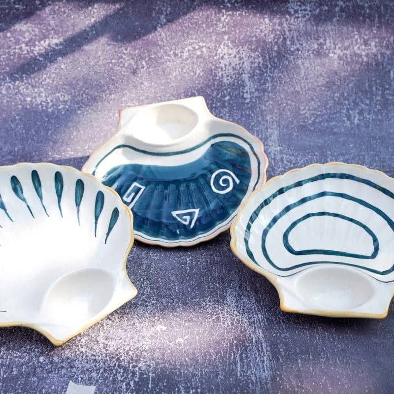 Sea Dive Ceramic Chip & Dip Platter - Set of Three media 4