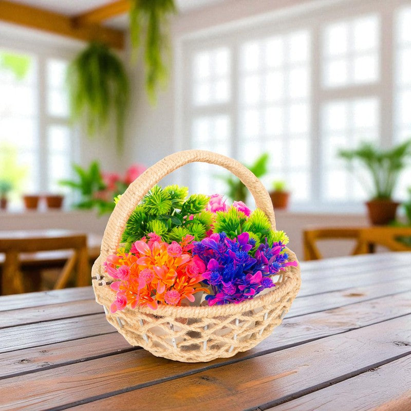 Fresh Nest (Jute,Metal) Fruit Basket media 4