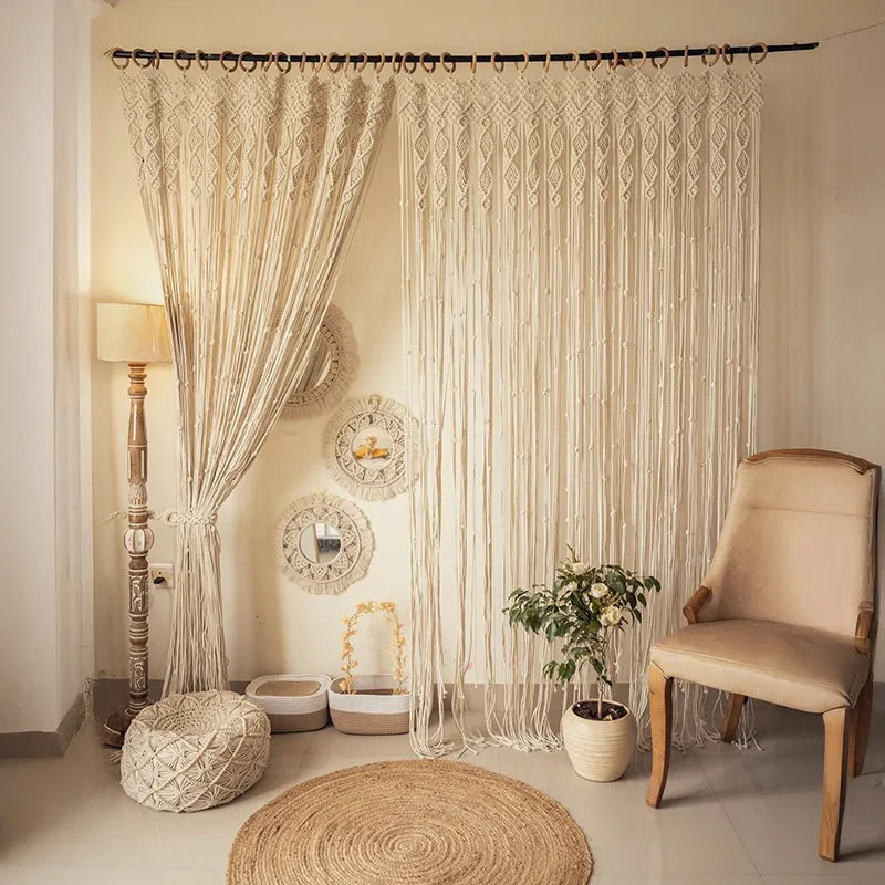 Anahita Macrame Curtain media 1