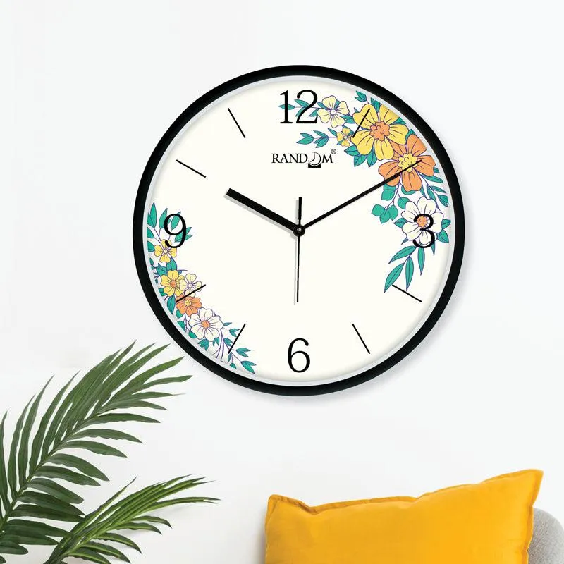 Gage Floral Wall Clock media 1