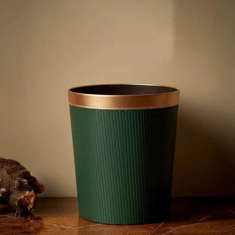 AarviDecor Moderno Faux Leather Dustbin media 4