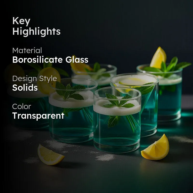 Citrine Spark Cocktail Glasses(140 mL) - Set Of Six media 2