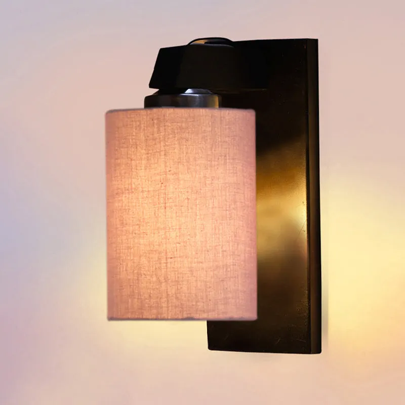 Eyrie Wooden Wall Lamp - Grey media 4