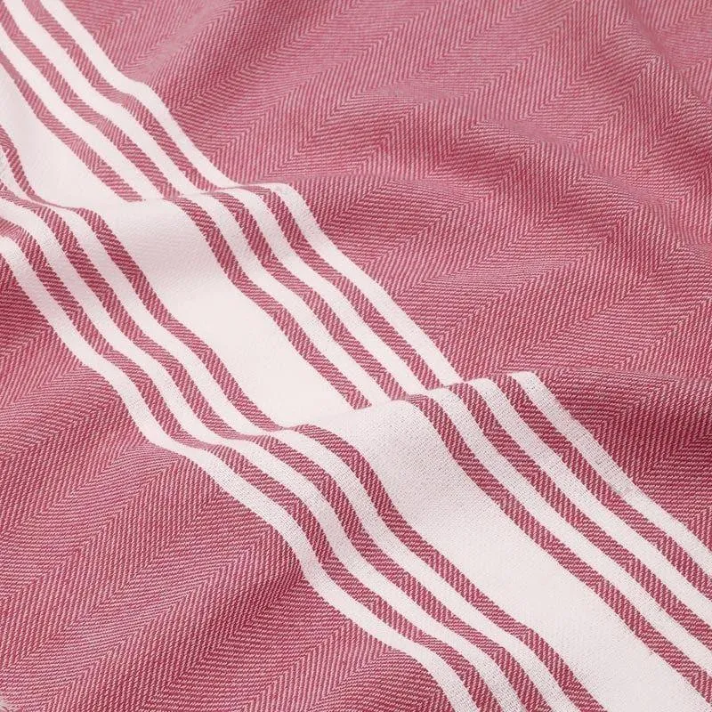 Striped Bliss Bath Towel - Coral media 5
