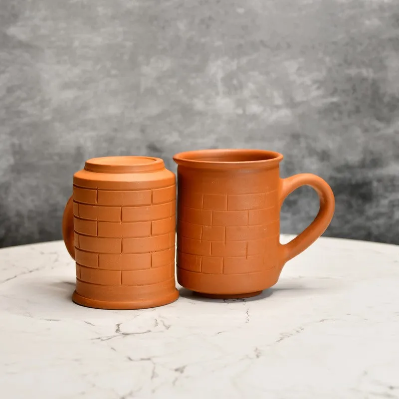 Sienna Terracotta Coffee Mug (440 mL Each) - Set Of Two media 1