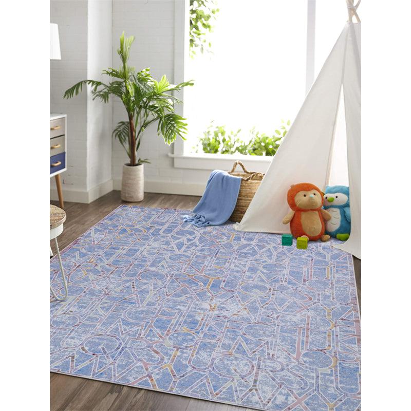 Alphabet Troop Carpet - Dark Blue media 3