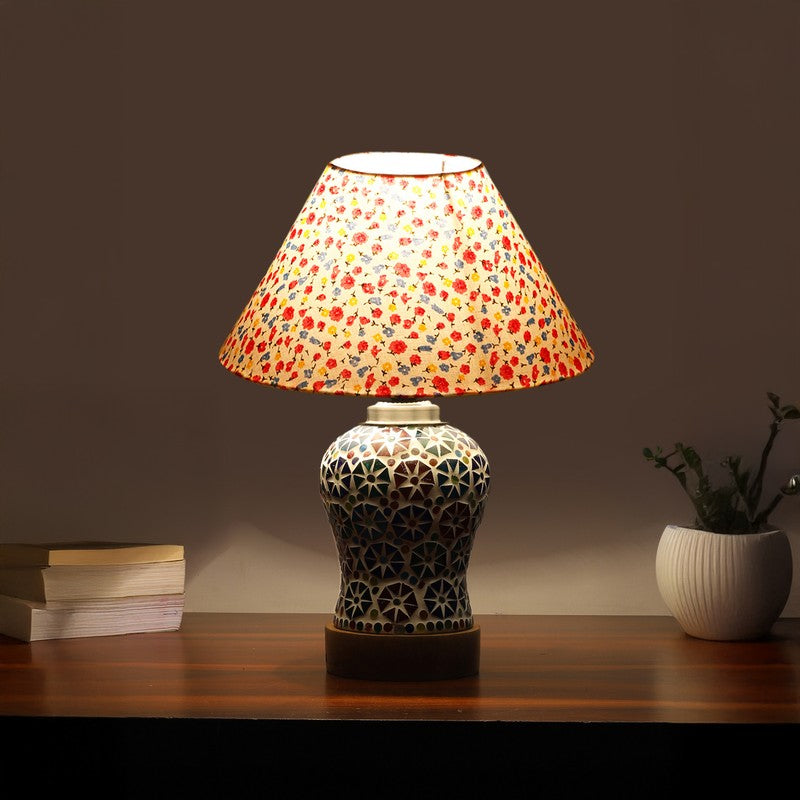 Astrona Fleura Arbor Wooden Table Lamp - Multicolor