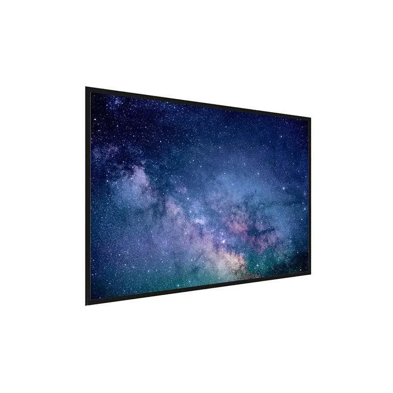 Mesmerizing Galaxy Canvas Wall Painting - Black Frame media 3