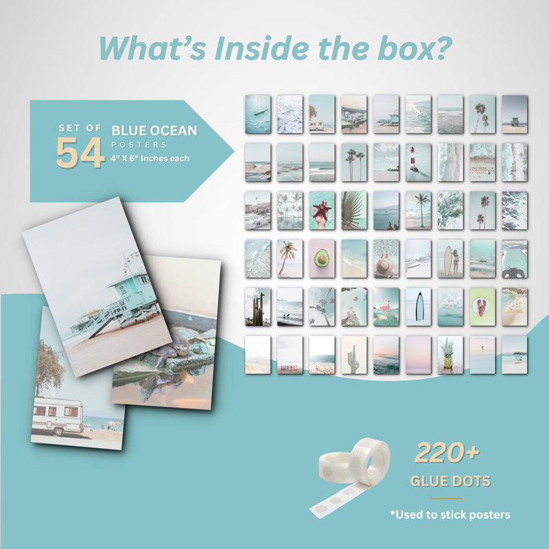 Seaside Serenity Gift Wall Poster - Set Of Fifty Four media 4