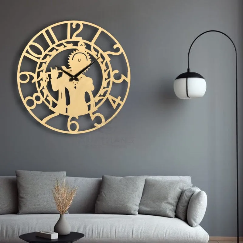 Signal Silent Wall Clock - Gold media 5