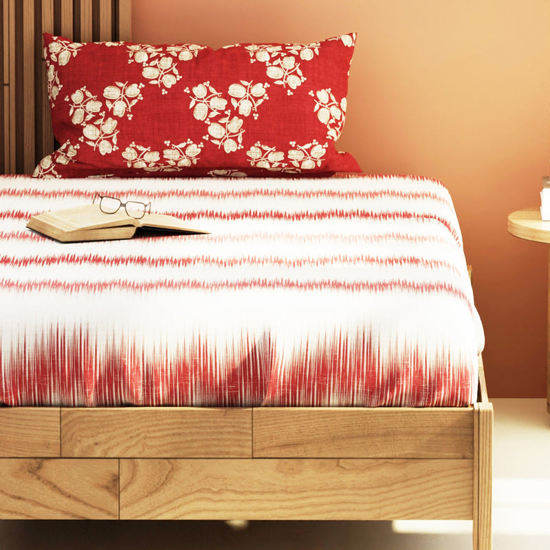 Blumira Stripe Microfiber Microfiber Bedsheet - 120 GSM media 3