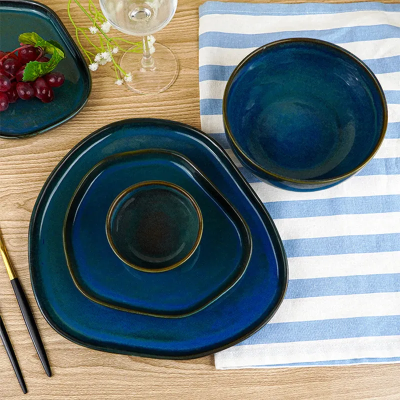 Organa Ceramic Dinner Set (Navy Blue) - 20 Piece Set media 3