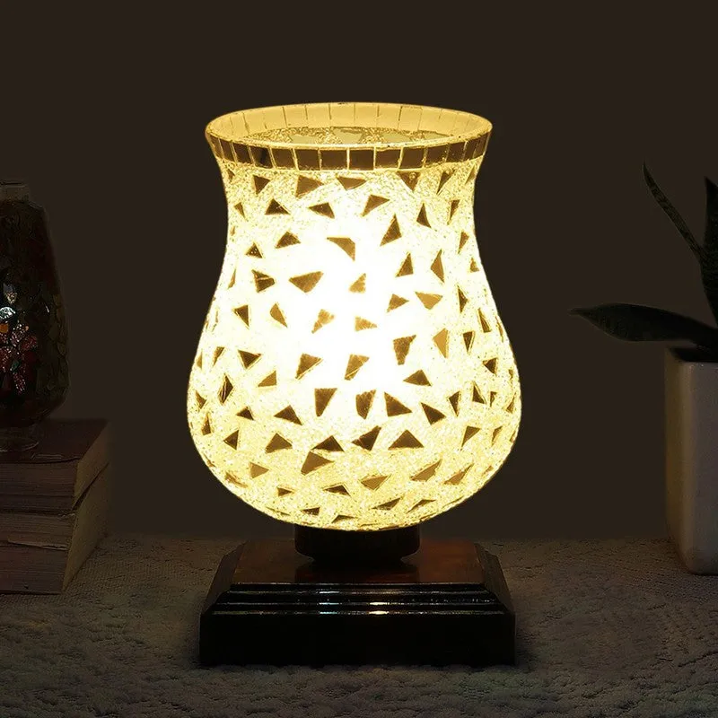 Vistara Mosaic Glass Table Lamp media 1