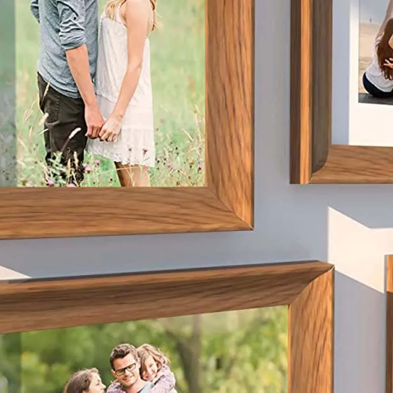 Memories Encased Wooden Photo Frame (Brown) - Set Of Eight media 6
