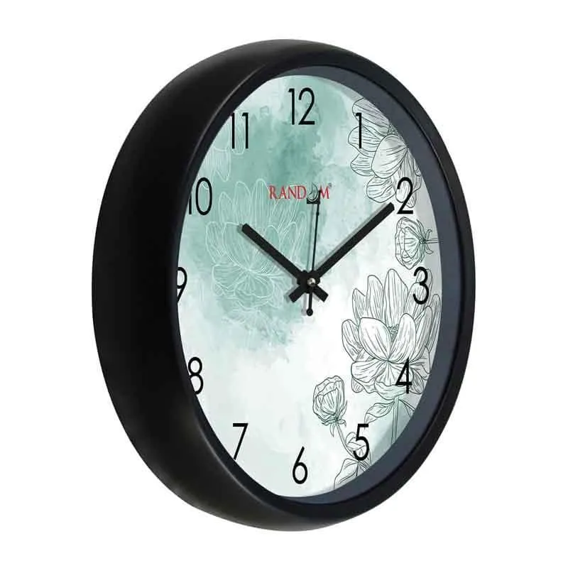 Enchanted Blooms Wall Clock media 4