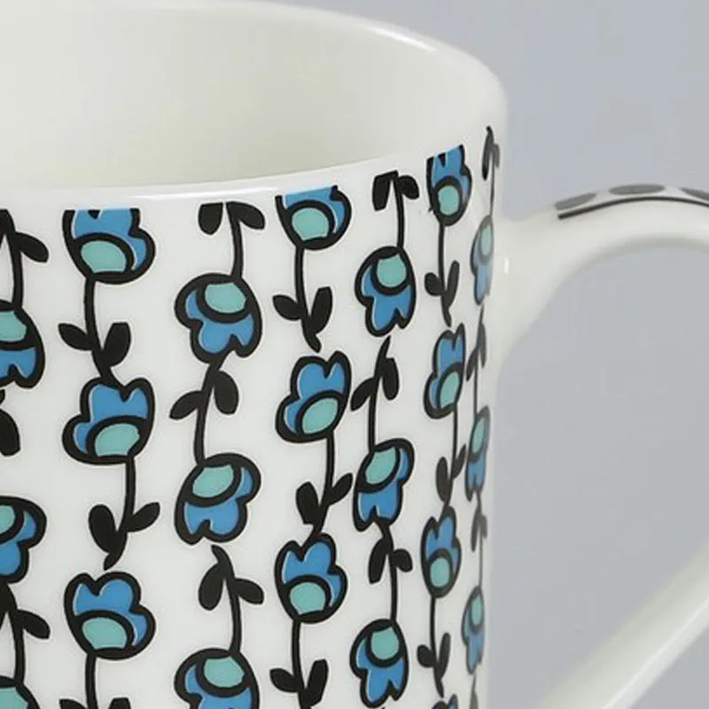 India Circus Sketch Pattern Tea Cups (220 mL Each) - Set Of Six media 7