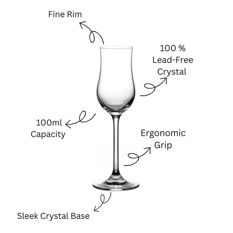 Kyros Wine Glass(100 mL) - Set Of Six media 8