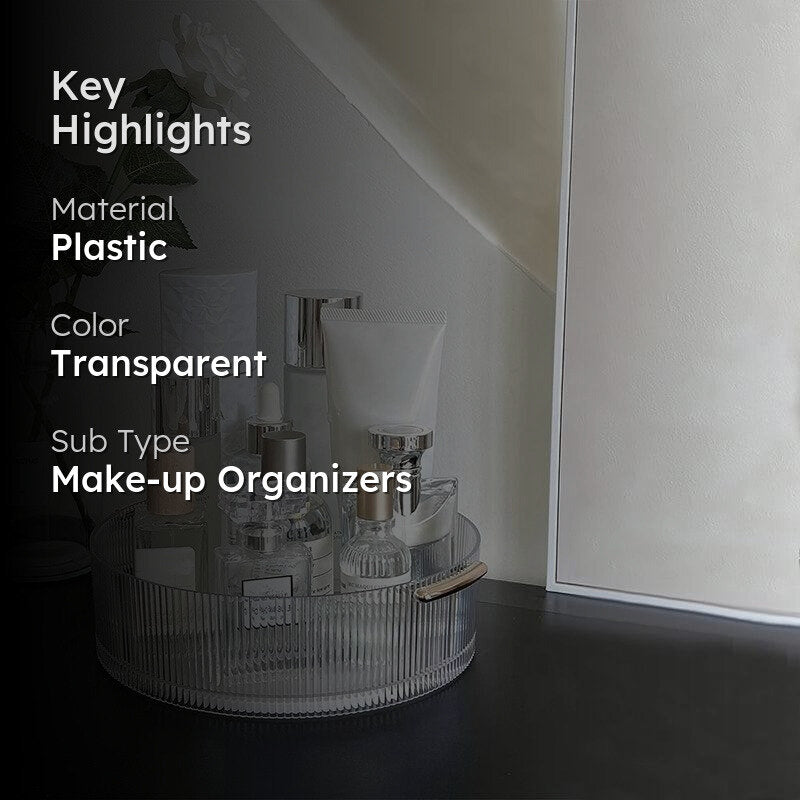 Tidy Tray Revolving Desk Organizer media 2