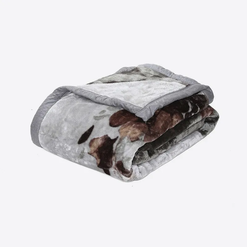 Monte Carlo Midnight Mosaic Blanket (Black) - 540 GSM media 6