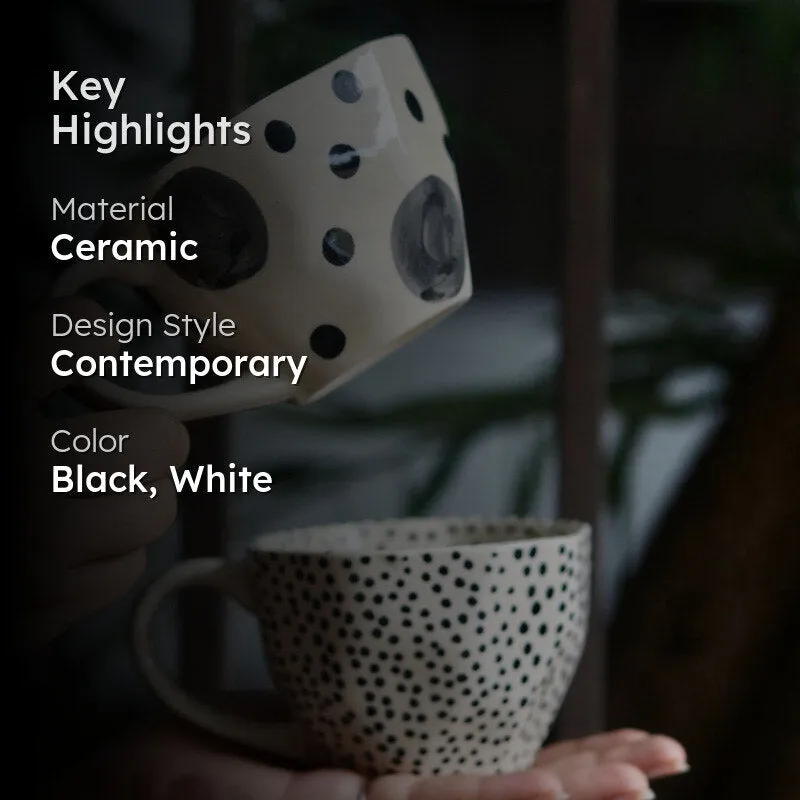 Baron Ceramic Tea Cup (220 mL Each) - Set of Two media 2