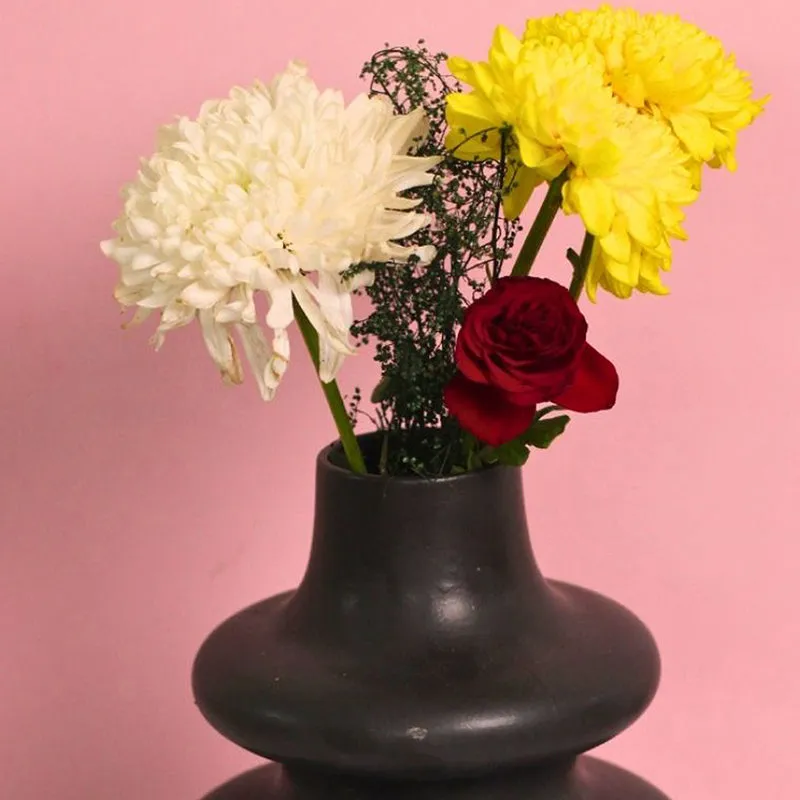 Ulisse Ceramic Vase - Black media 3