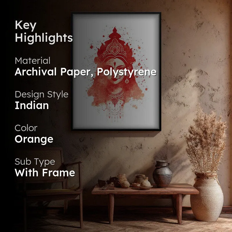Divine Mother Durga Devi Archival Paper Wall Art media 2