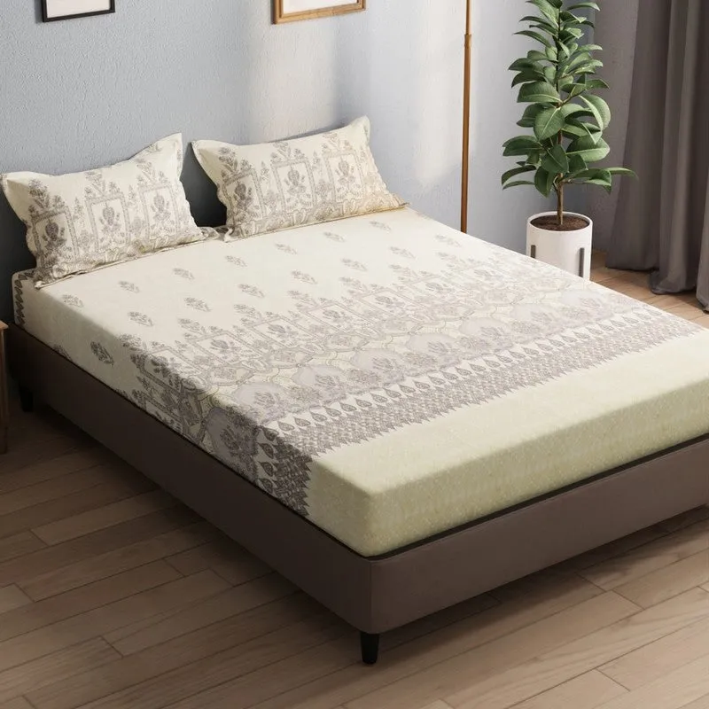 Wyril Bedsheet (Yellow) - 115 GSM media 4