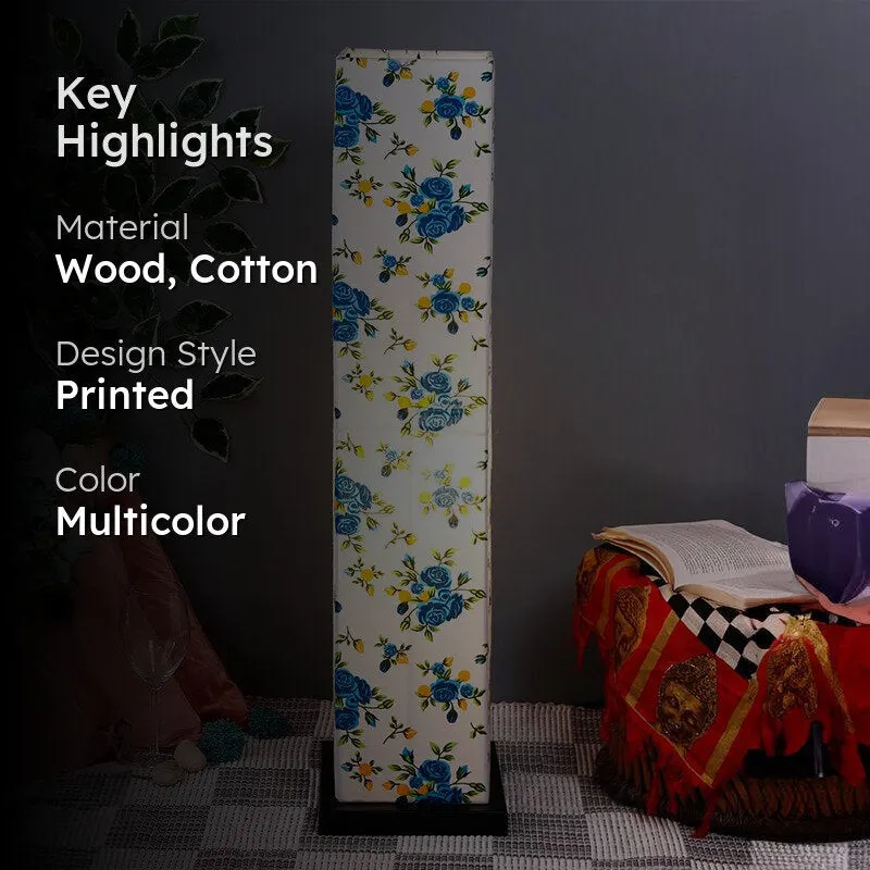 Alba Abita Wooden Tower Floor Lamp media 2
