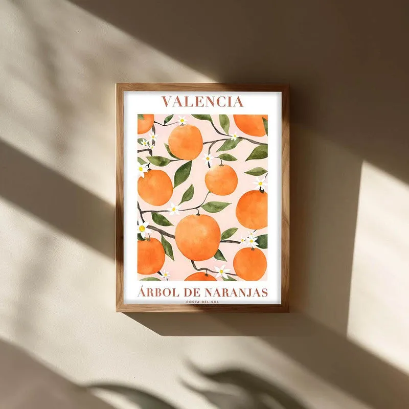 Citrus Serenade Archival Canvas Wall Art - Brown media 3